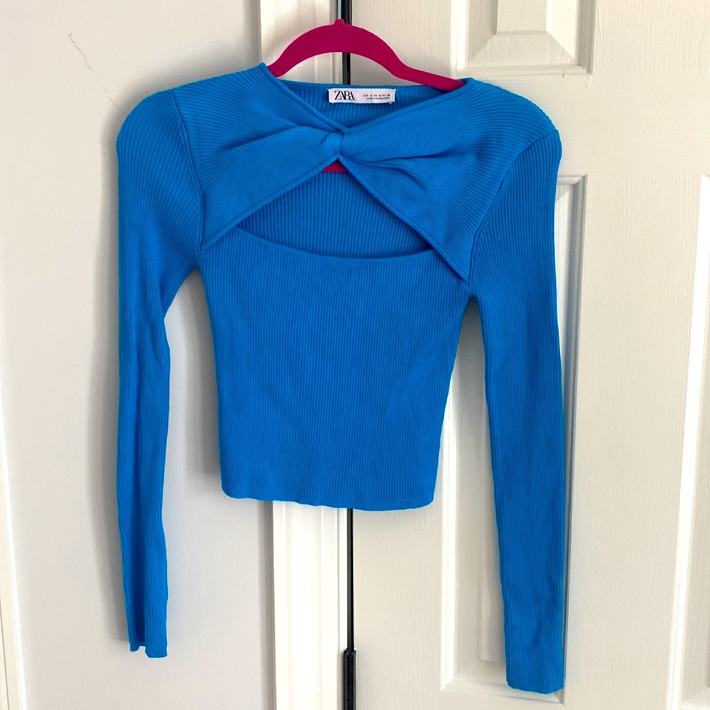 Blue Zara shirt never worn size small
